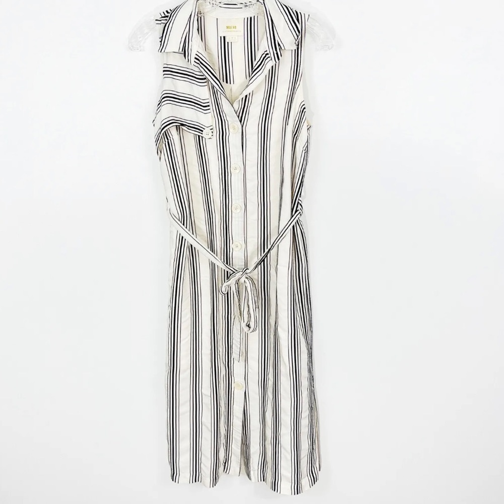 Anthropologie Maeve Esther Striped Shirt Dress NWT - Picture 3 of 9